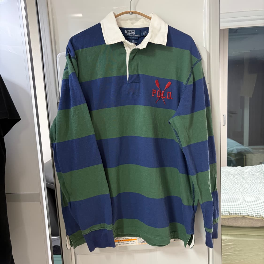 폴로랄프로렌 X END CLOTHING(엔드 클로딩) 콜라보 럭비티셔츠 상품이미지1