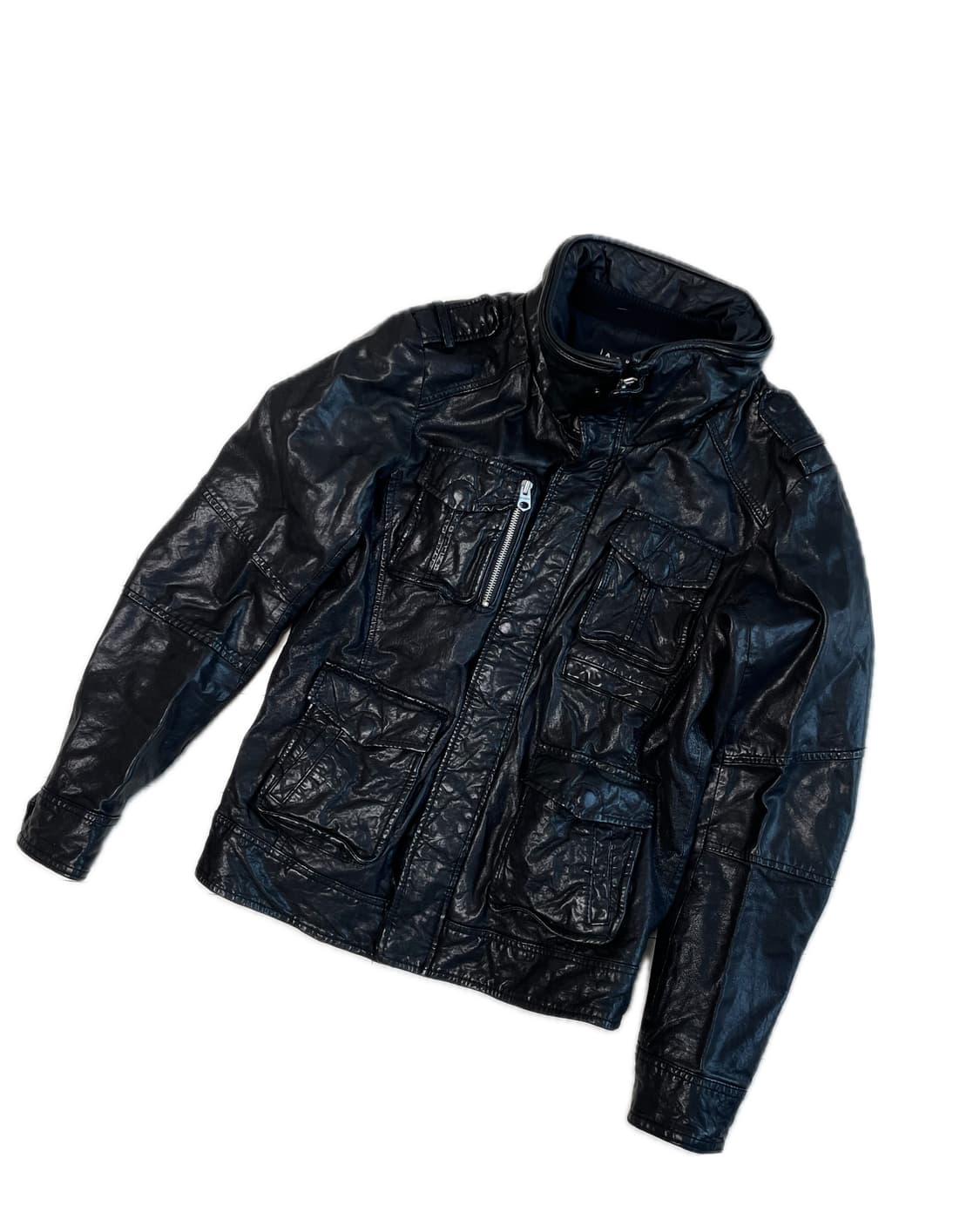 Andew lam skin leather jacket 상품이미지3
