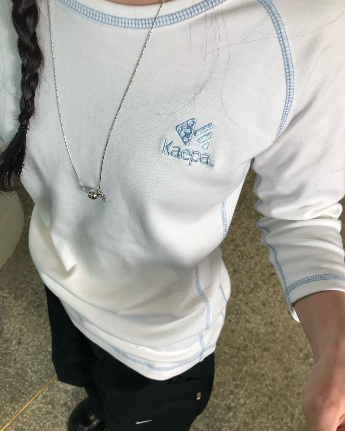 Kaepa 베이비블루 스티치 탑 상품이미지6