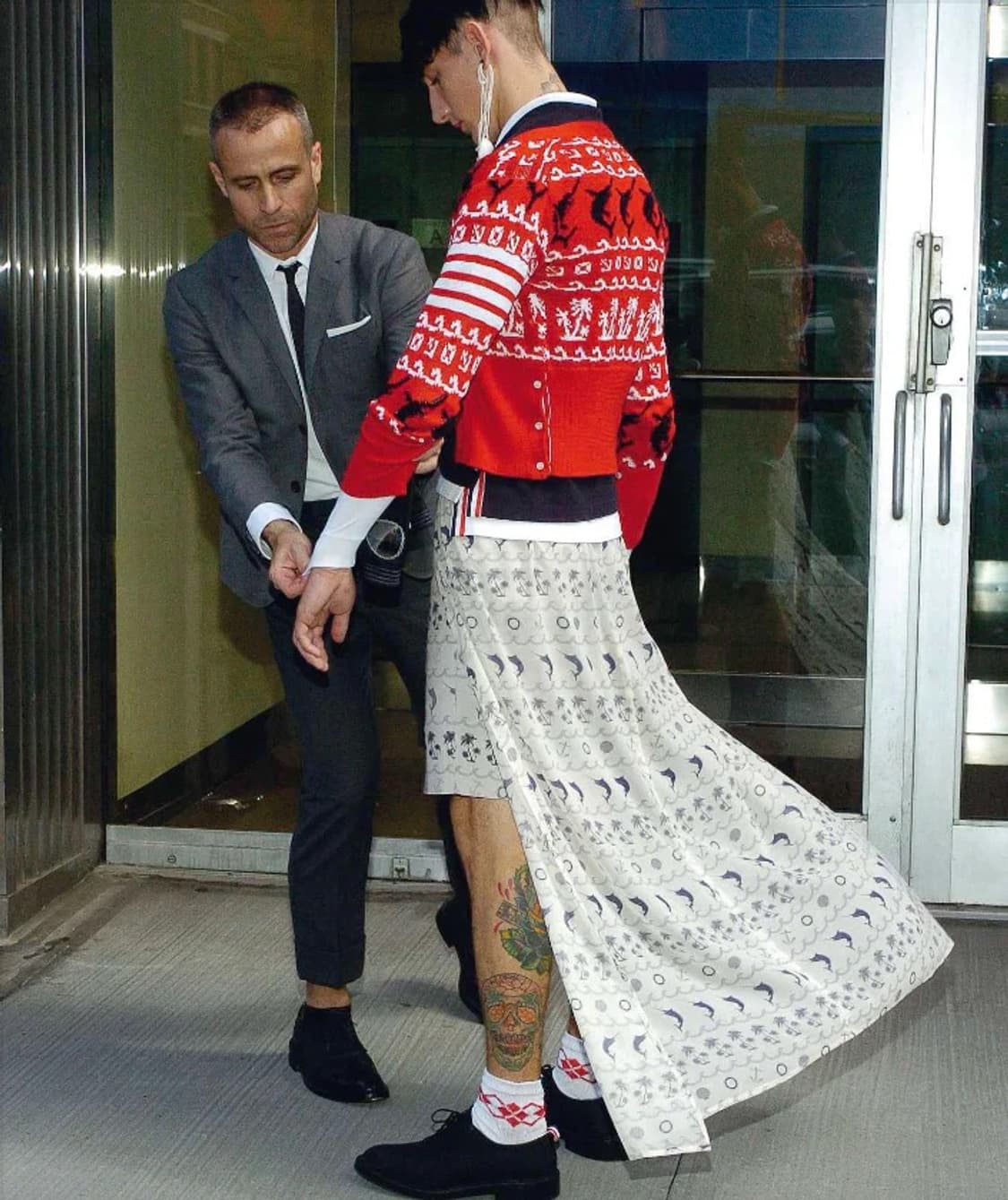 톰브라운 2010 런웨이 사선 청새치 가디건 상품이미지4