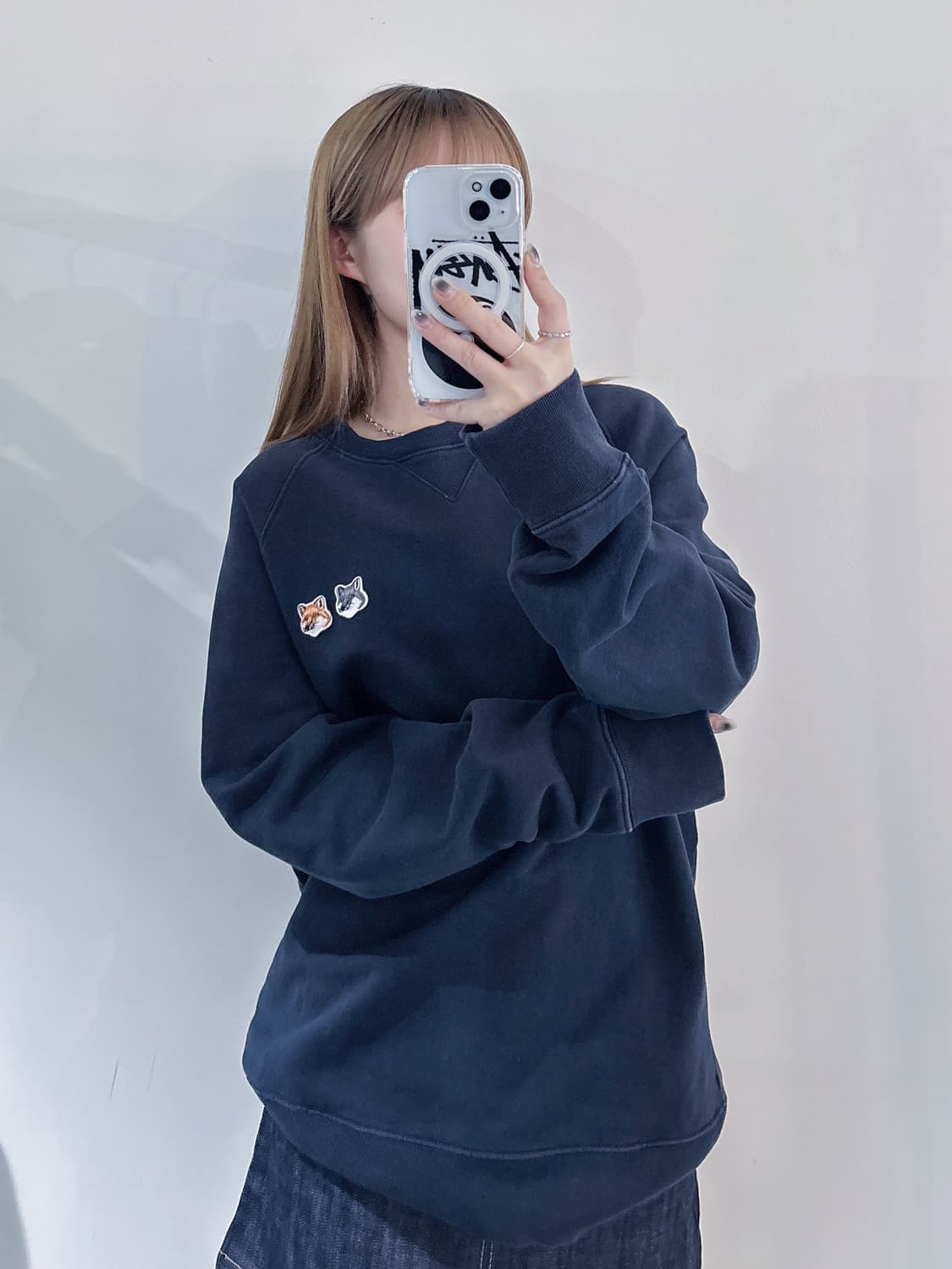 메종키츠네 더블 폭스 맨투맨 상품이미지1