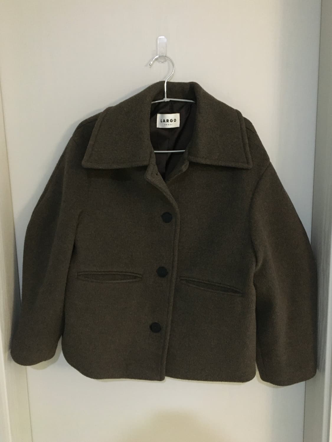 Largo balloon half coat brown 상품이미지2