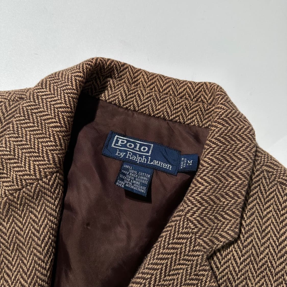 폴로 랄프로렌 헤링본 싱글 3B 블레이저 자켓 스포츠코트 상품이미지4