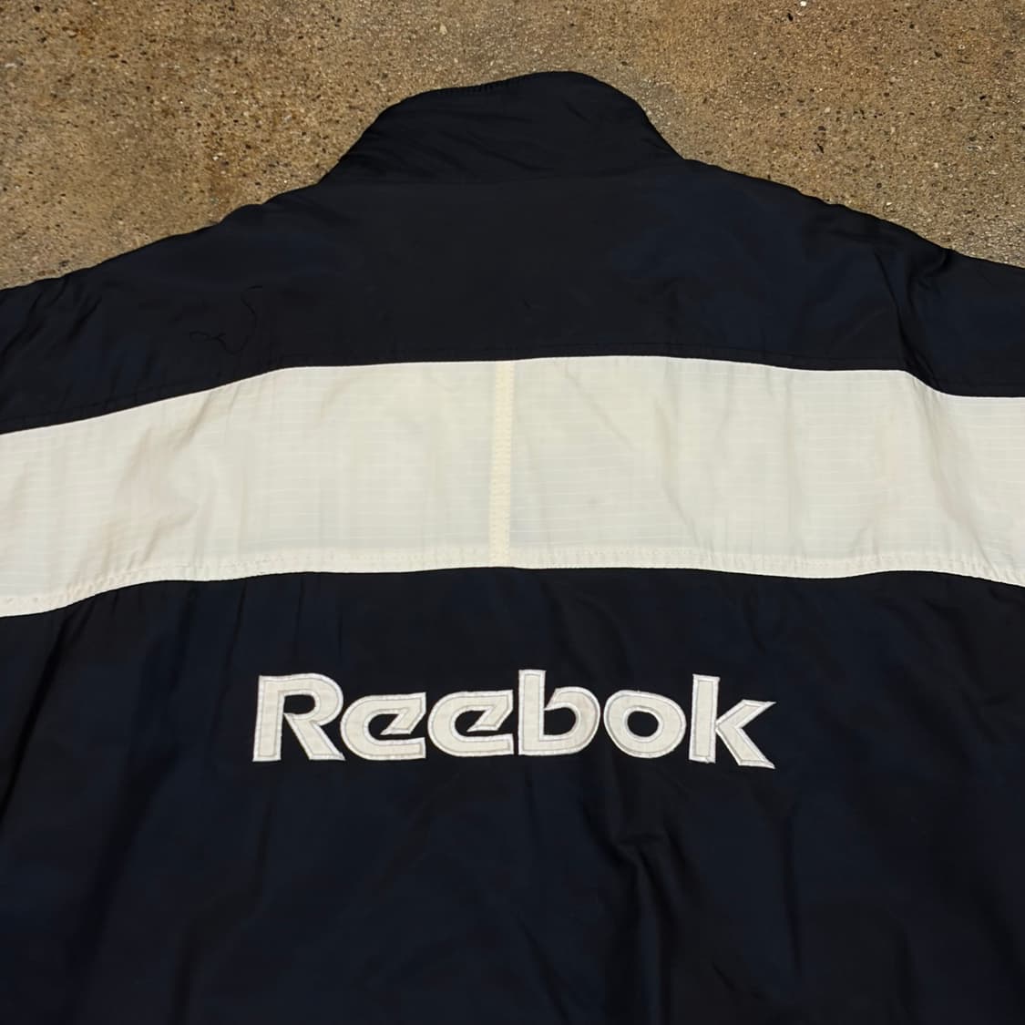 레어 90s 미국 빈티지 리복 빅로고 바람막이 패딩 자켓 상품이미지4