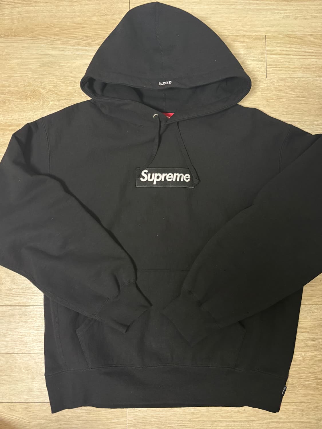 [M] 슈프림 박스 로고 후드 블랙 24FW 상품이미지1