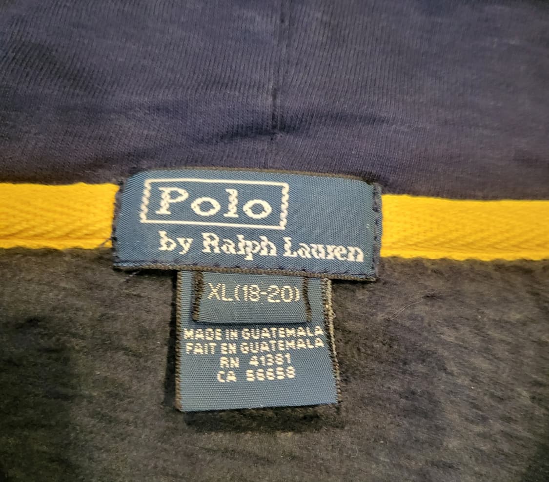 폴로 랄프로렌 키즈 후드 집업 XL, 성인가능 상품이미지3