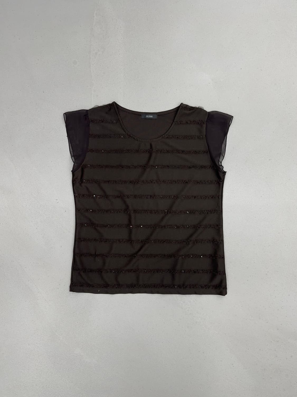 GLISSE 반팔 블라우스 상품이미지1