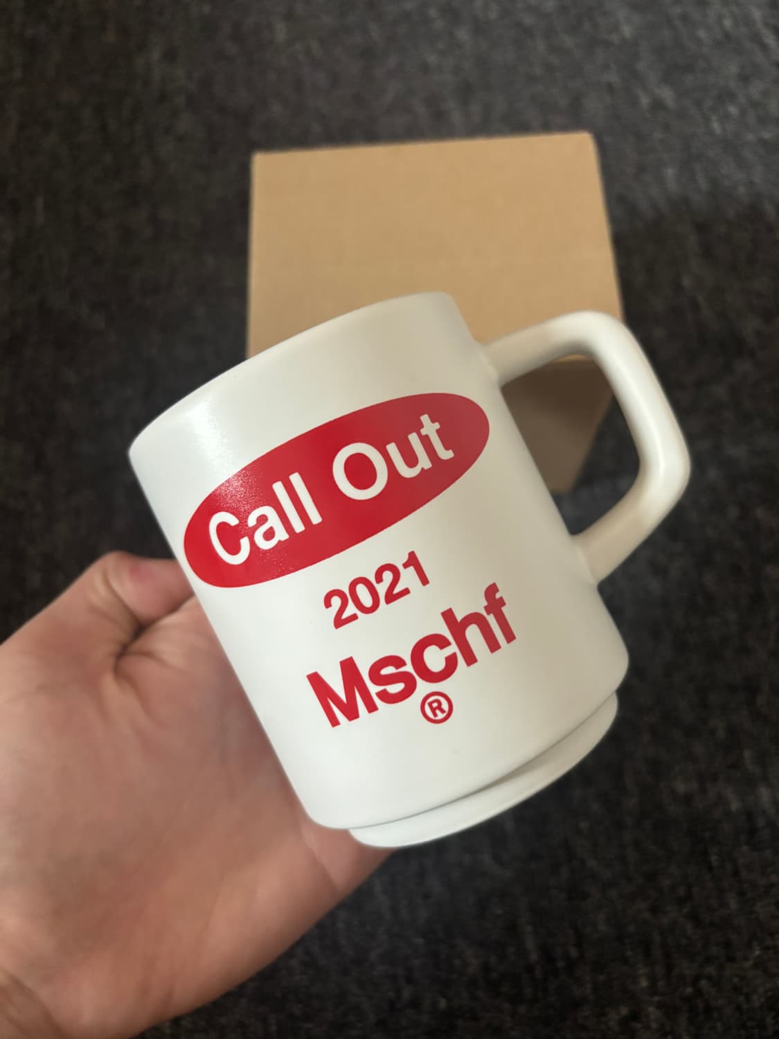 ⭐️한정판/희귀템⭐️ 미스치프 콜아웃 머그컵 2021 mschf 상품이미지2