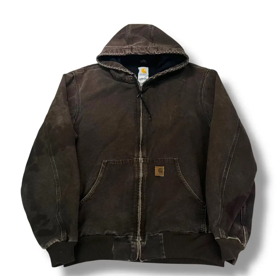 칼하트 J25 후드 자켓 (XL / 다크브라운) 상품이미지1