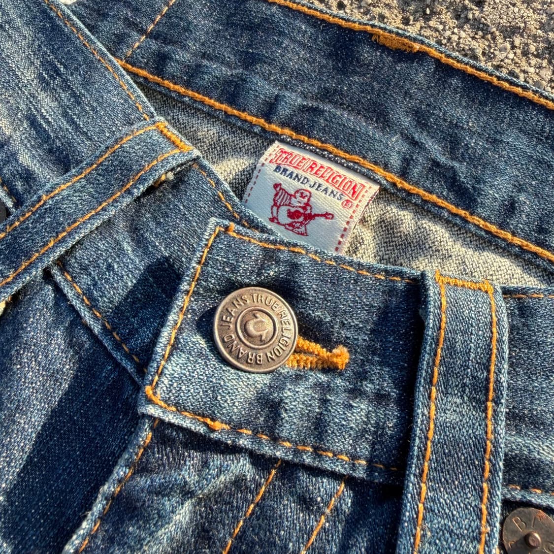 트루릴리전 플랩 포켓 스티치 데님팬츠 32 상품이미지6