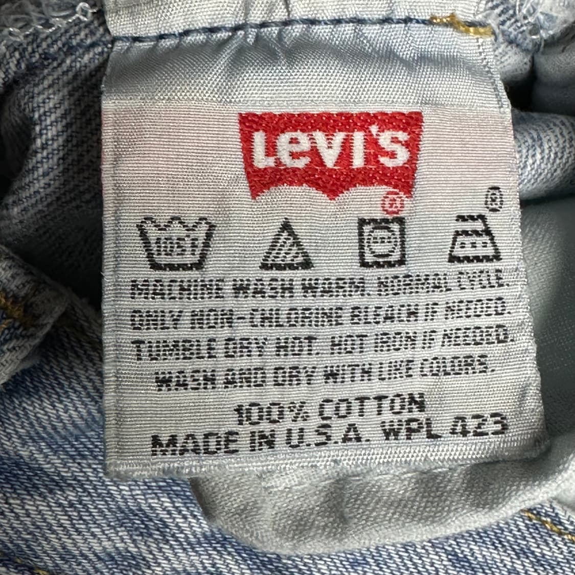 빈티지 90s 리바이스 501 USA 연청 상품이미지4