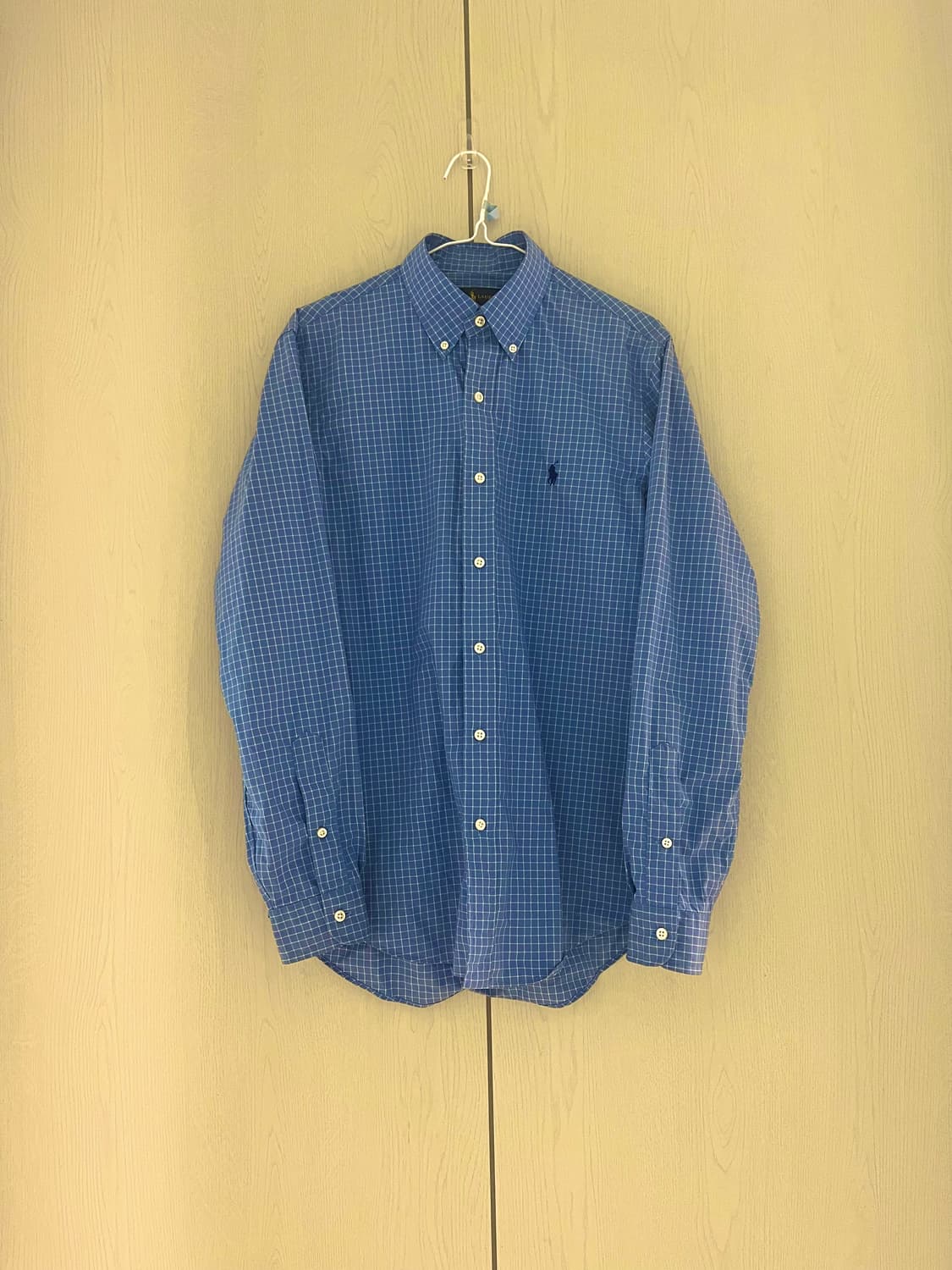 폴로랄프로렌 블루 체크셔츠 상품이미지1