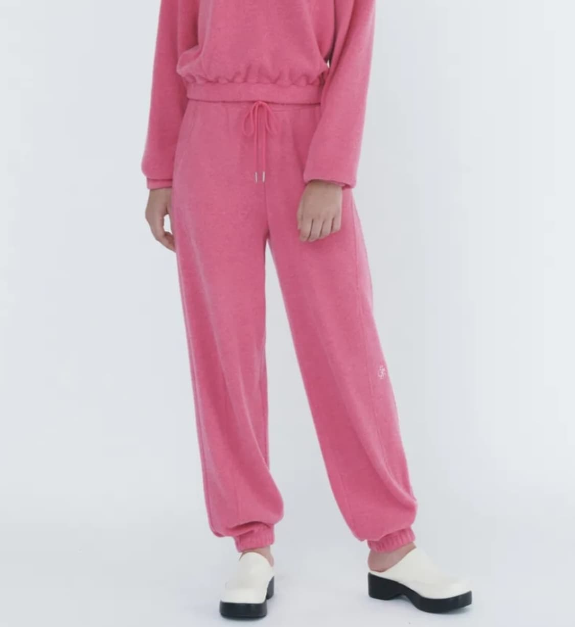 시티브리즈 플리스 밴딩팬츠 핫핑크 상품이미지2