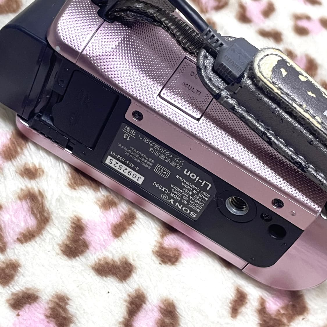 소니 sony hdr-cx390 빈티지 캠코더 사쿠라 핑크 상품이미지4