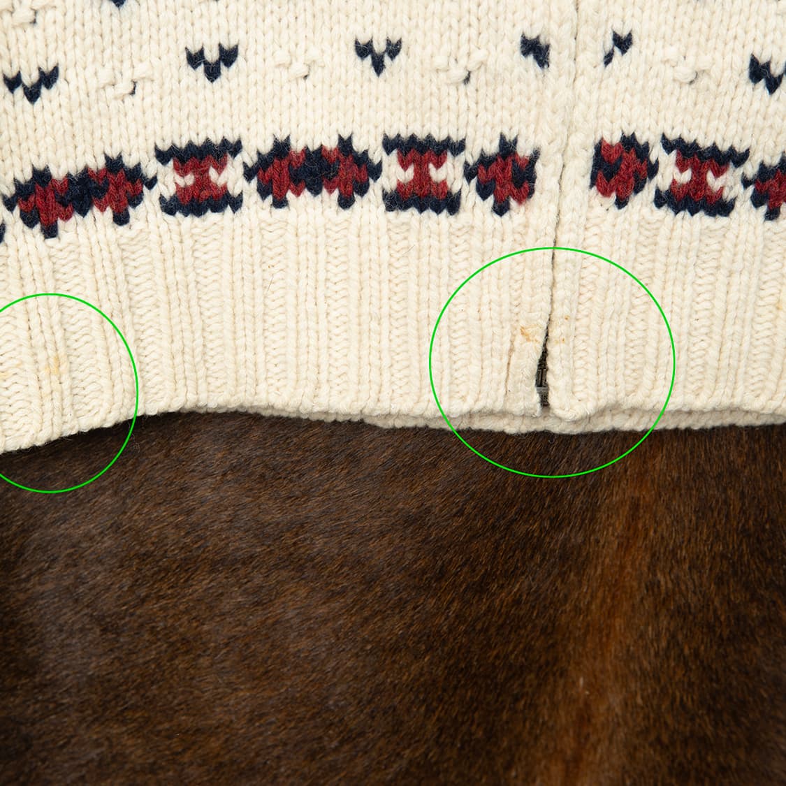 [M] 타미힐피거 램스울 네이티브 아메리칸 코위찬 스웨터 집업  상품이미지4