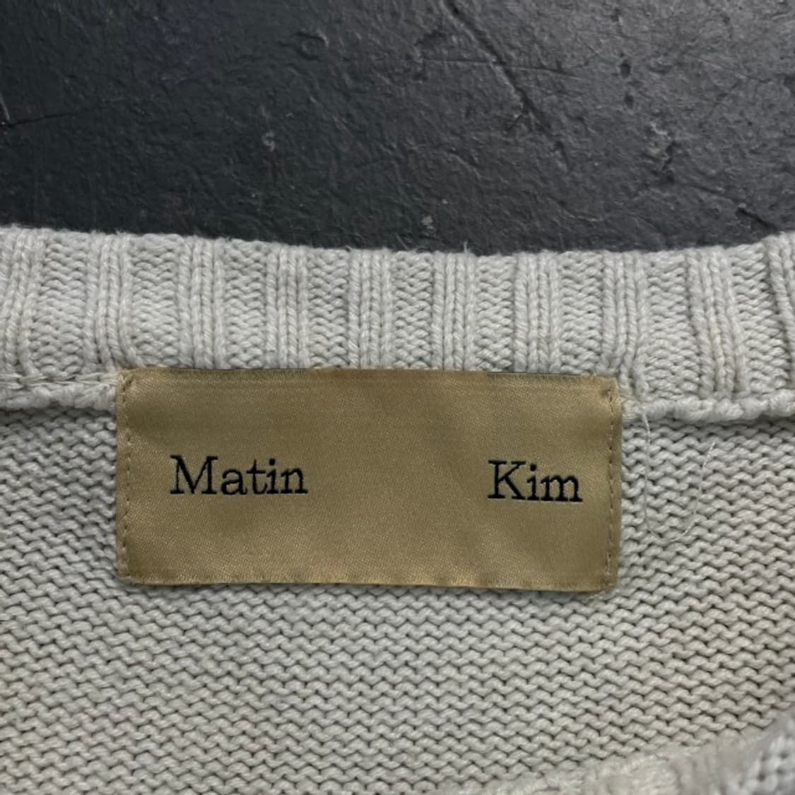 FREE 마뗑킴 빅로고 니트 Matin Kim 상품이미지4