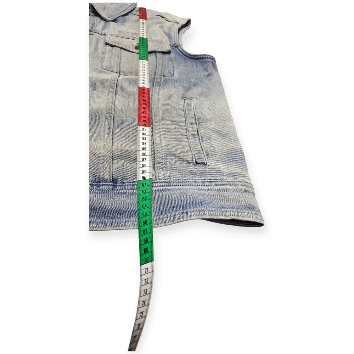 L)할리데이비슨 모터사이클 데님 조끼 청조끼 빅로고 자수패치 상품이미지10