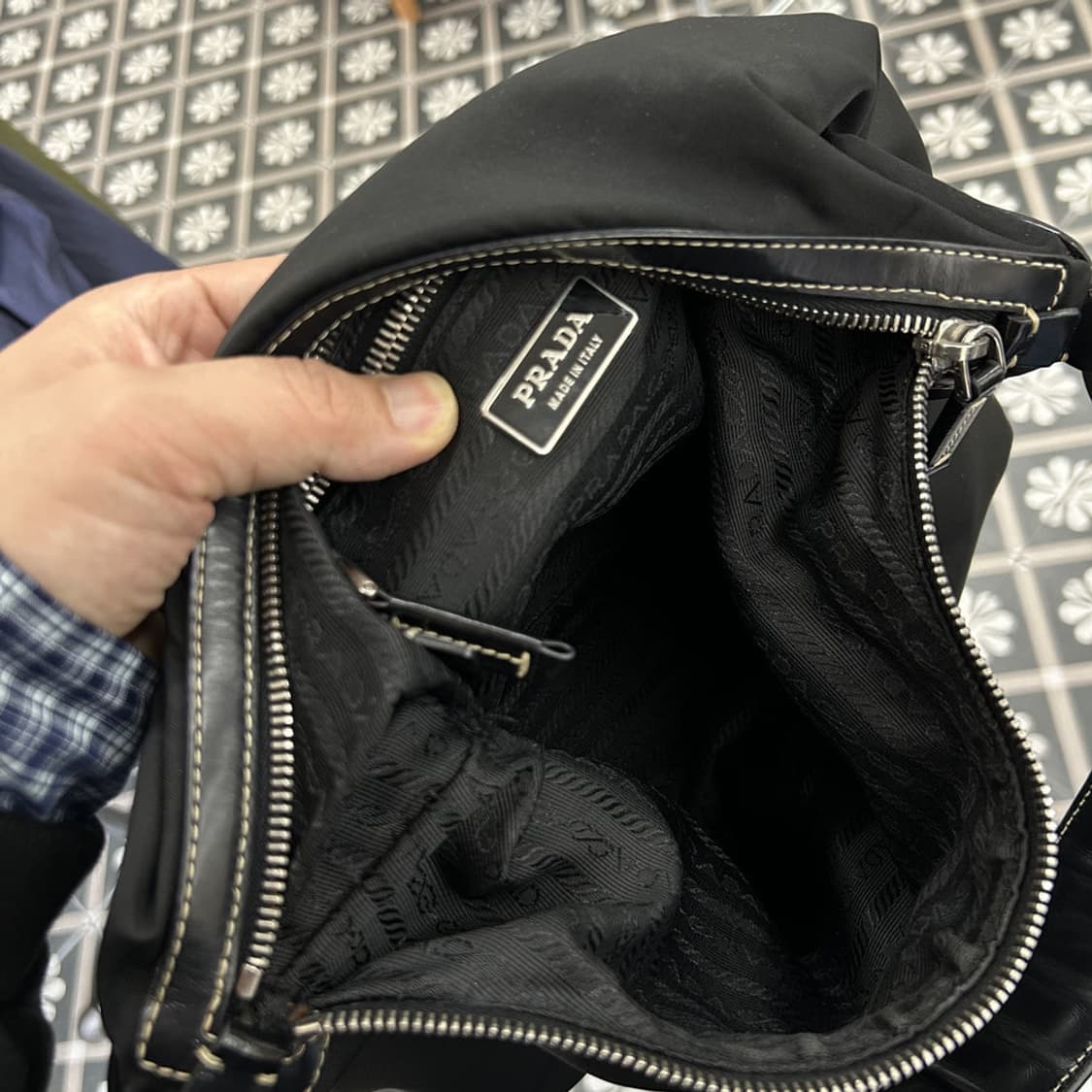 16560 - 프라다 리나일론 호보백 상품이미지9