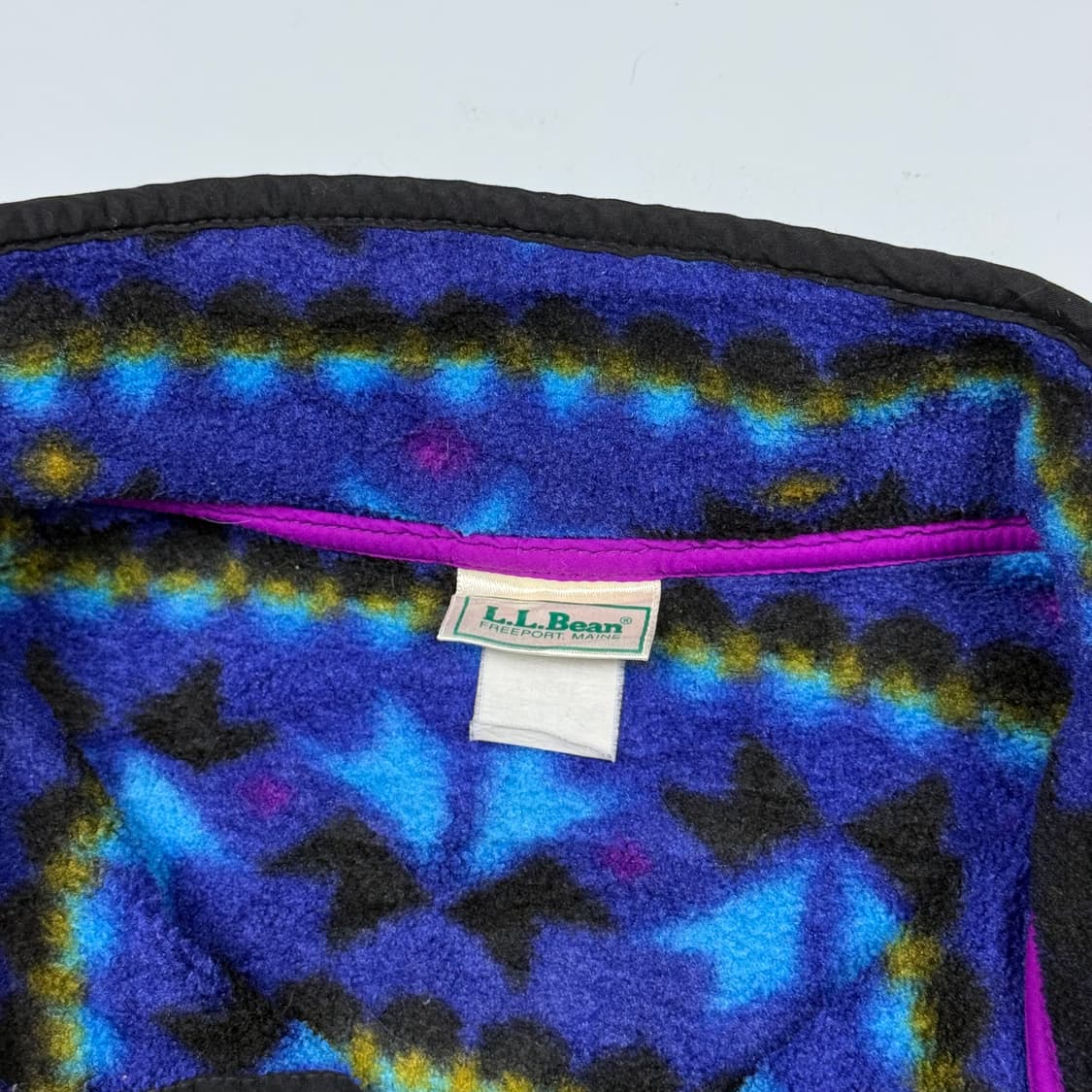 (105) 80s 엘엘빈 아즈텍 플리스 풀오버 상품이미지6