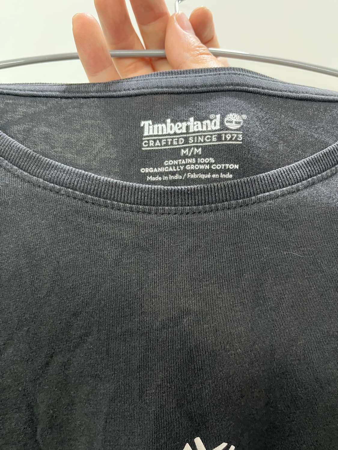 팀버랜드 블랙 반팔티 M 사이즈 상품이미지4