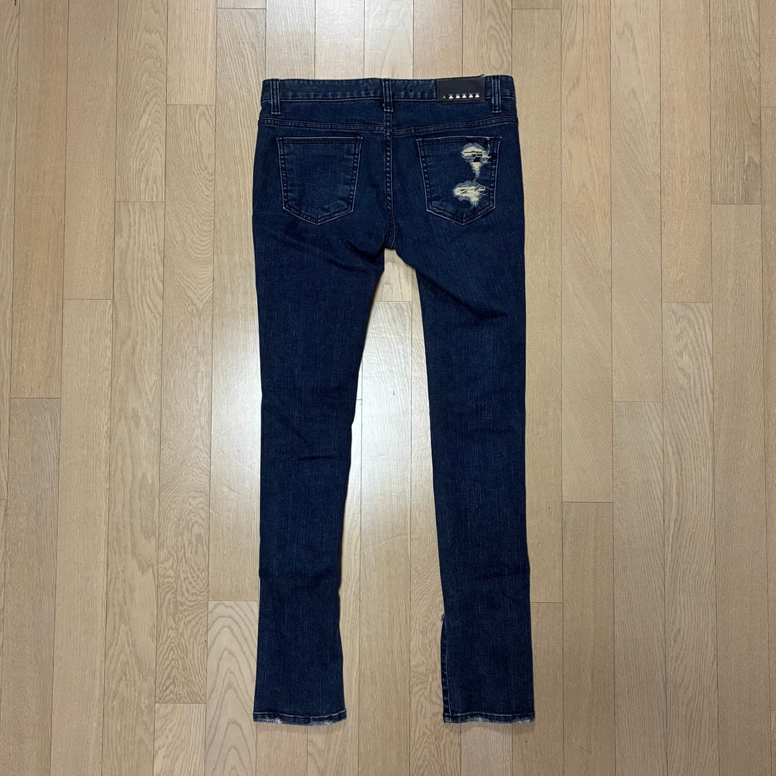 Selvage 디스트레스드 스키니진 펑크 락시크 상품이미지6