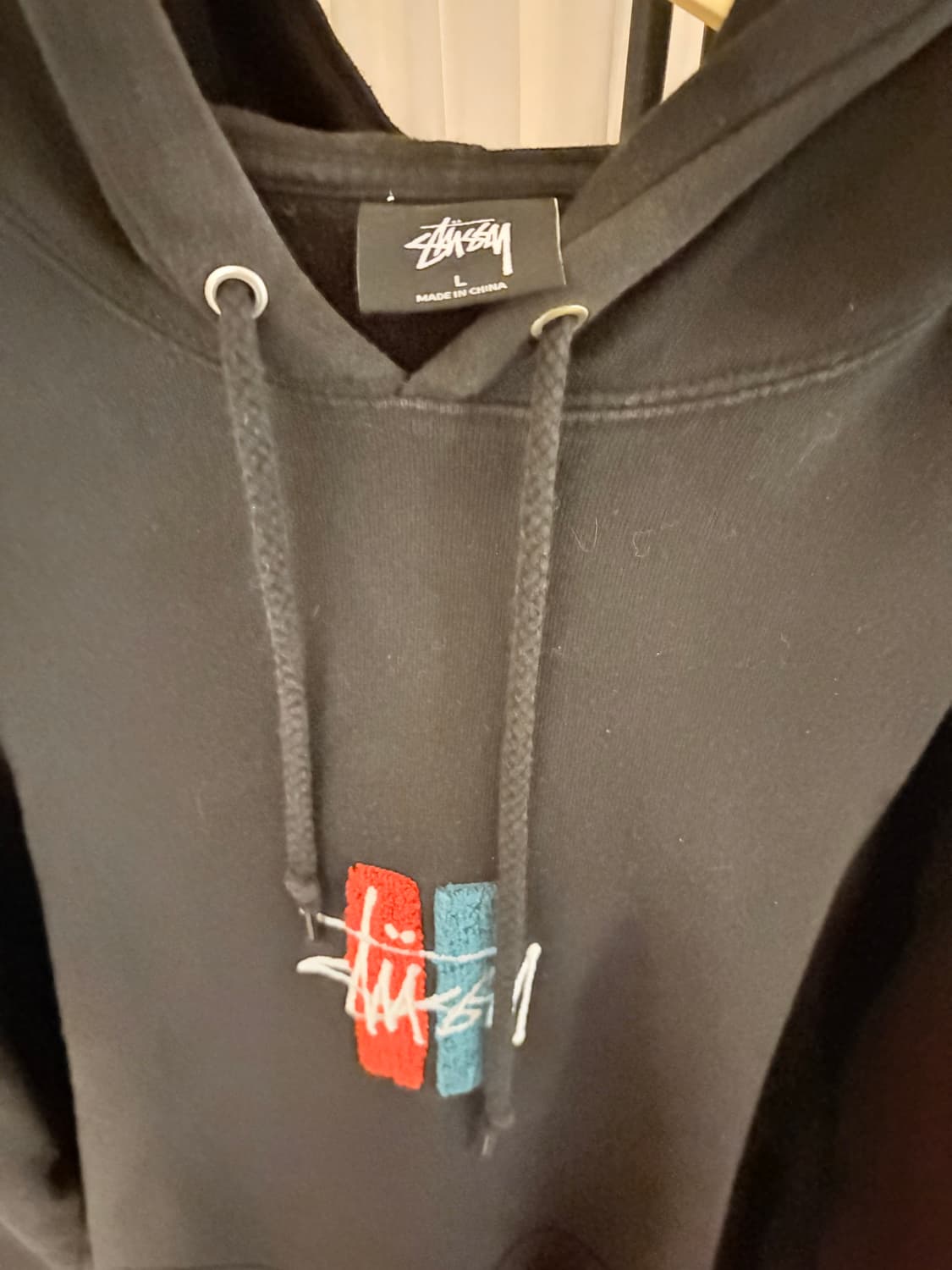 스투시 적록 로고 후드 상품이미지2