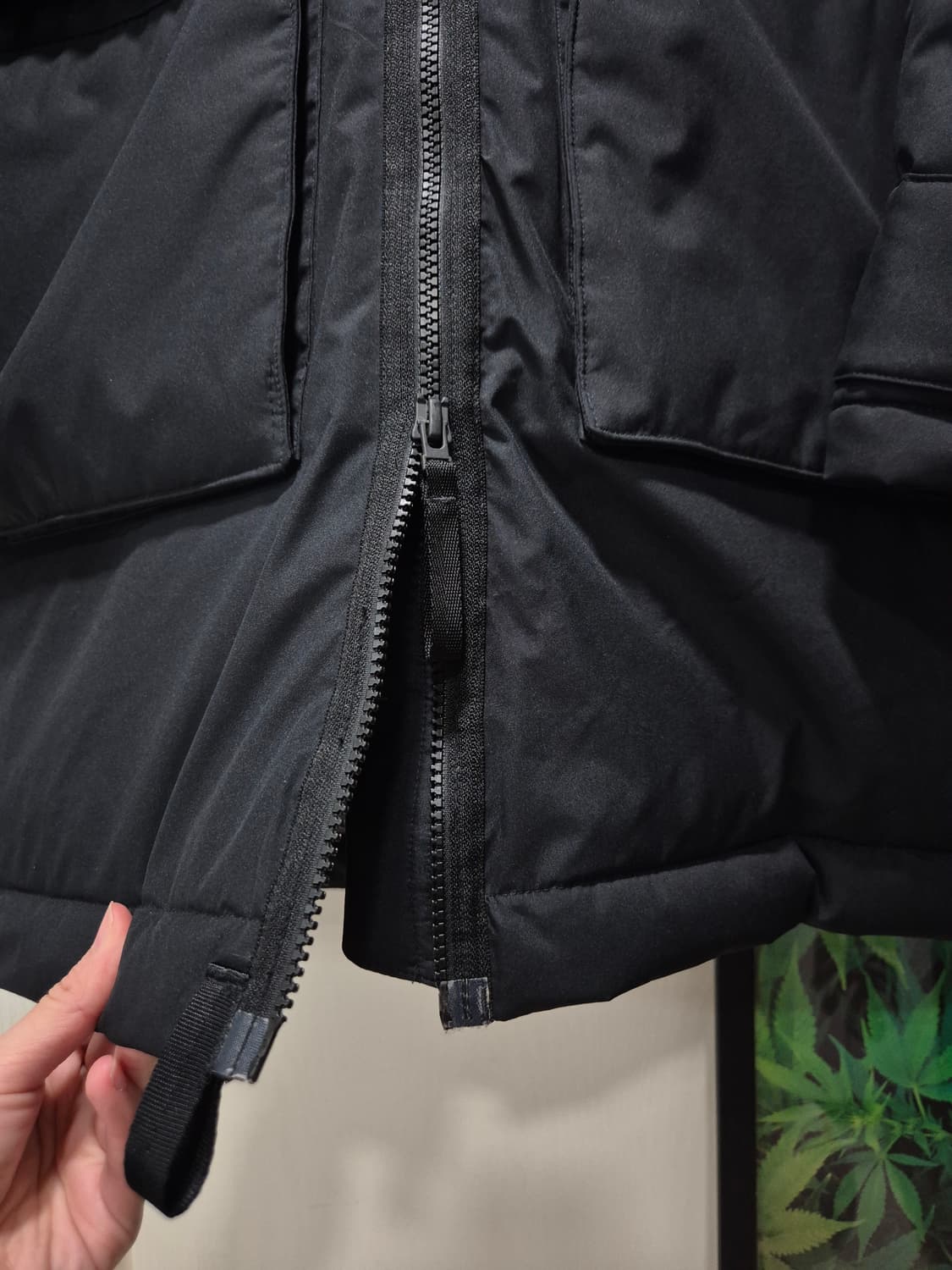 ADIDAS.아디다스 블랙다운롱패딩 상품이미지5