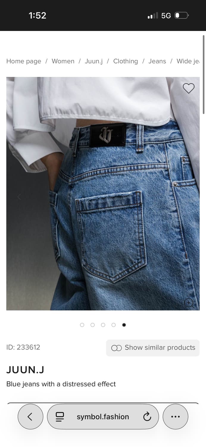 준지 JUUN.J 데님팬츠 상품이미지7