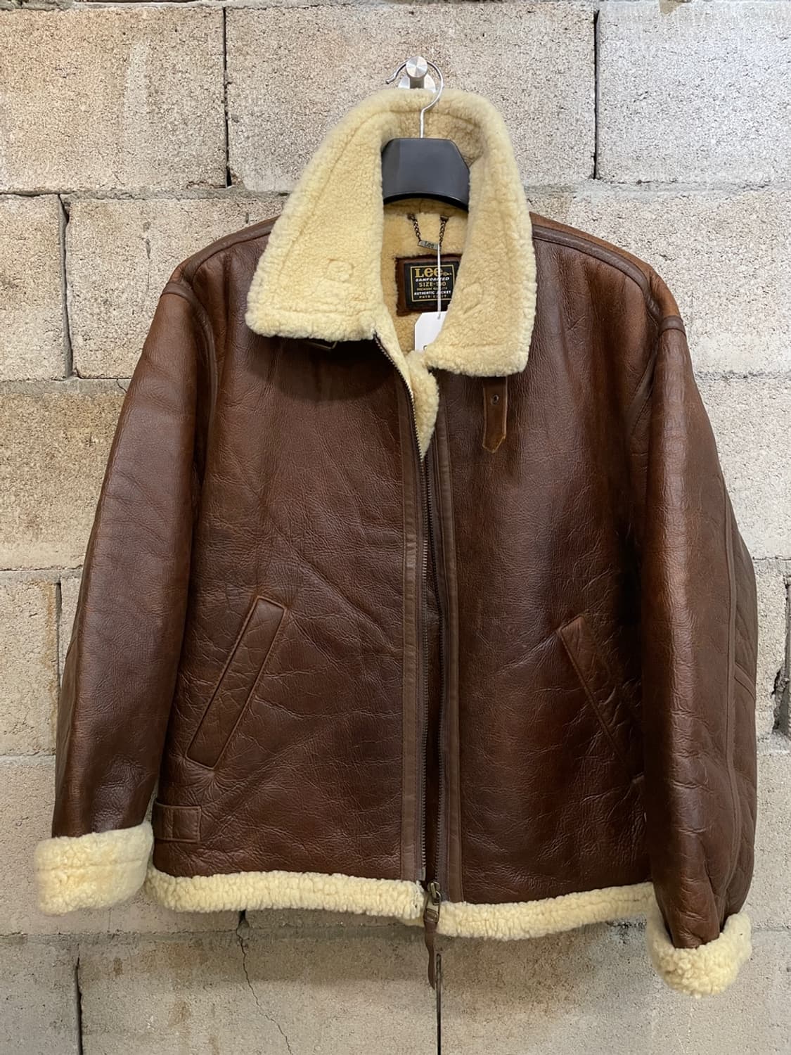 리 양가죽 무스탕 가죽 자켓 상품이미지1