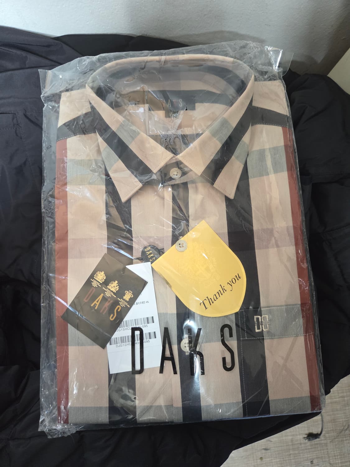 (새상품) [닥스] 하우스 체크 셔츠 판매합니다. 상품이미지6