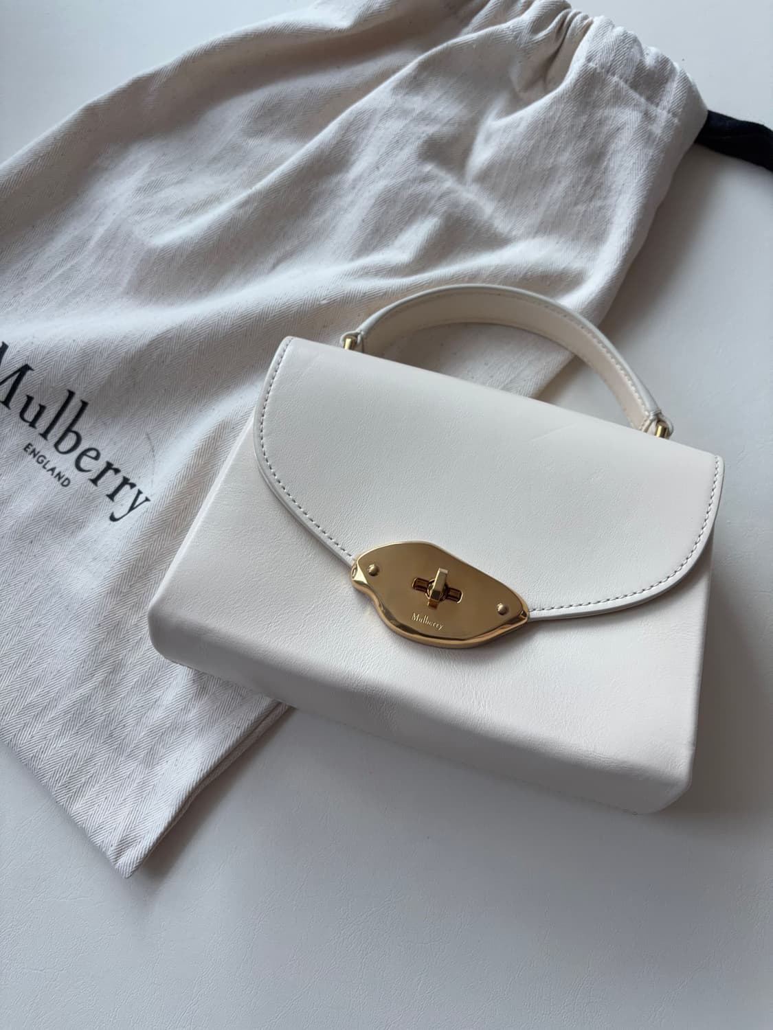 멀버리 스몰 라나 탑 핸들 에그쉘 상품이미지3