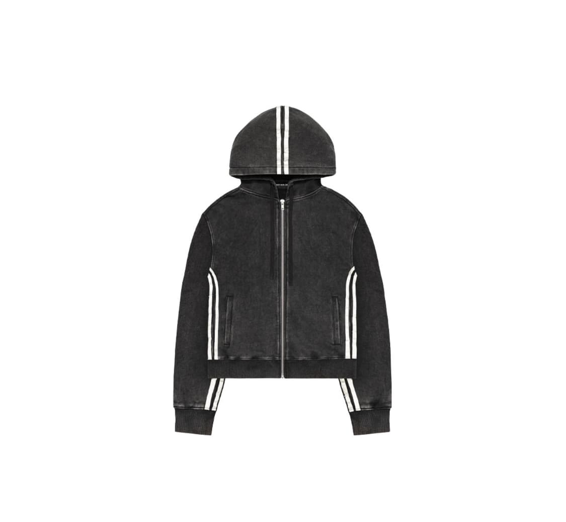 레이서월드와이드 집 트랙 후드 차콜 M 상품이미지1