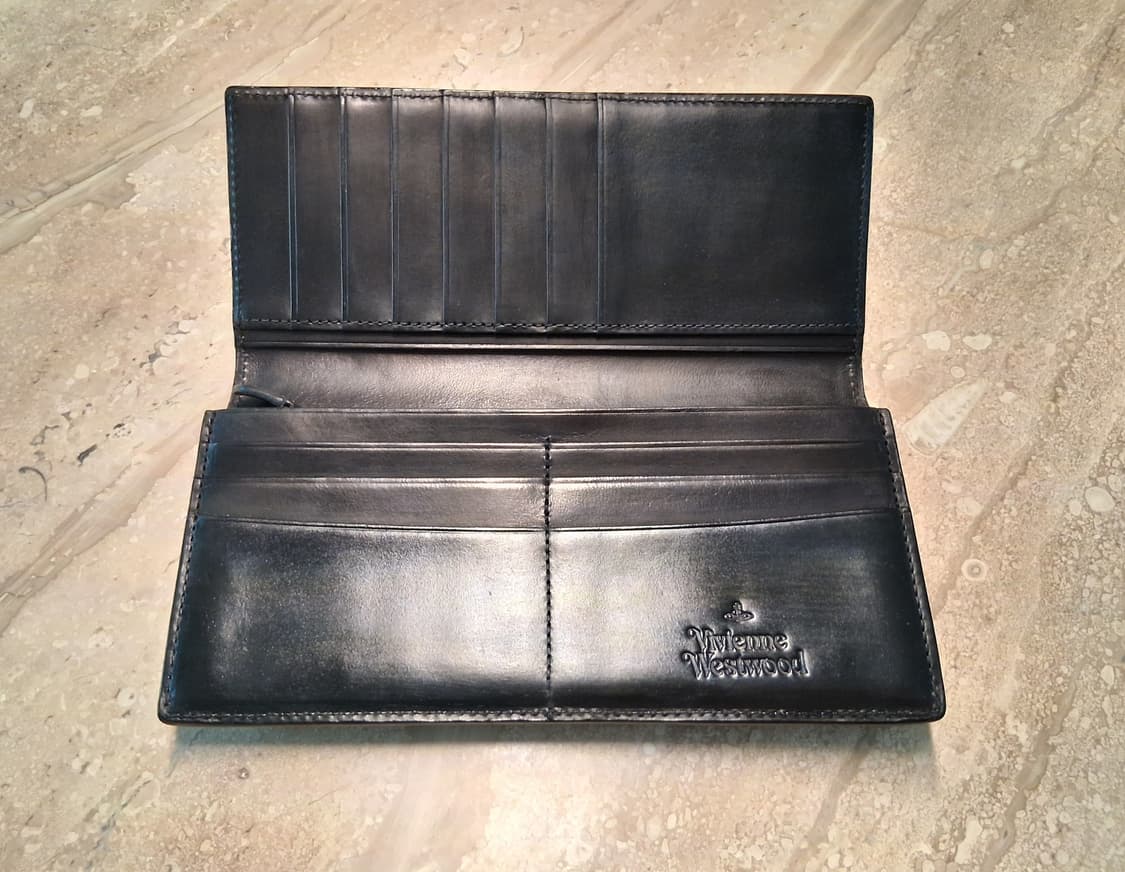 비비안웨스트우드 일본판 orb라인 음각 엠보 장지갑 상품이미지8