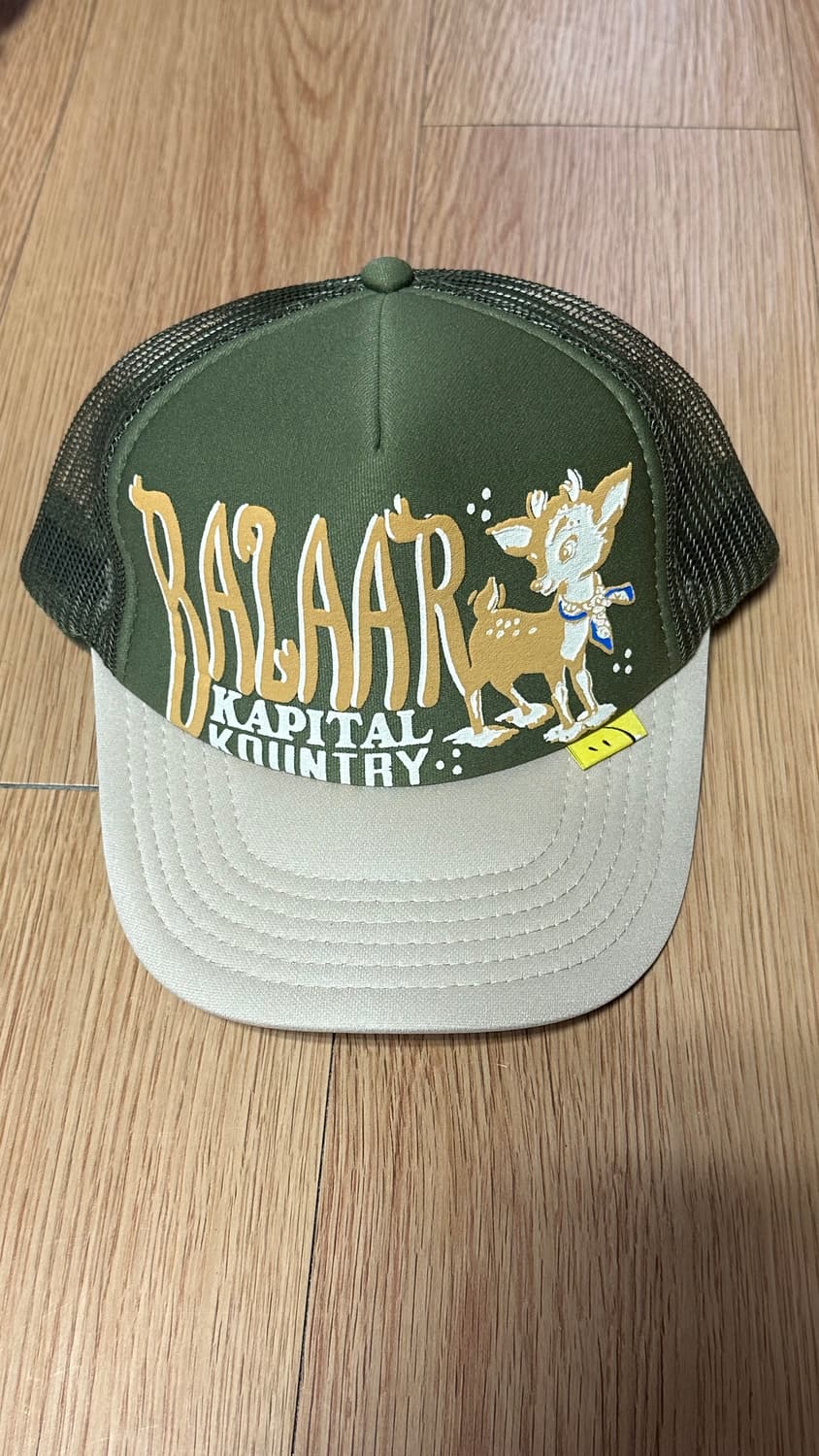 캐피탈 바자르 카키 모자 트러커캡 캡 볼캡 스냅백 매쉬캡 오사카 한정  상품이미지2