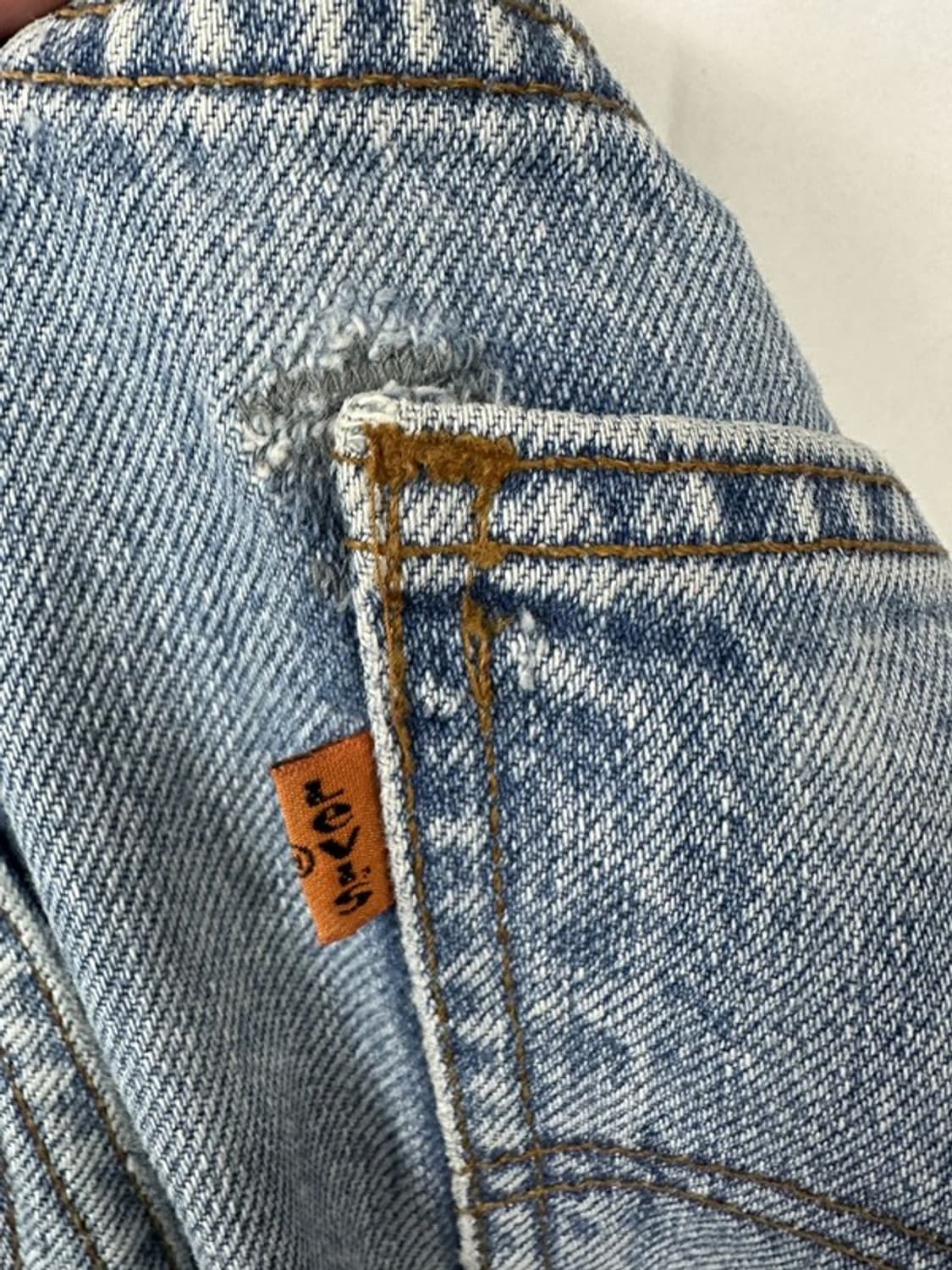 [W32L32] LEVI'S 리바이스630 UK 90s 오렌지탭 빈티지 상품이미지4