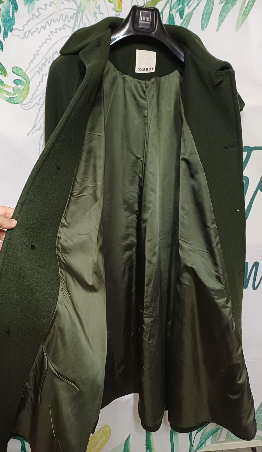 톰보이/모직 롱코트  상품이미지2