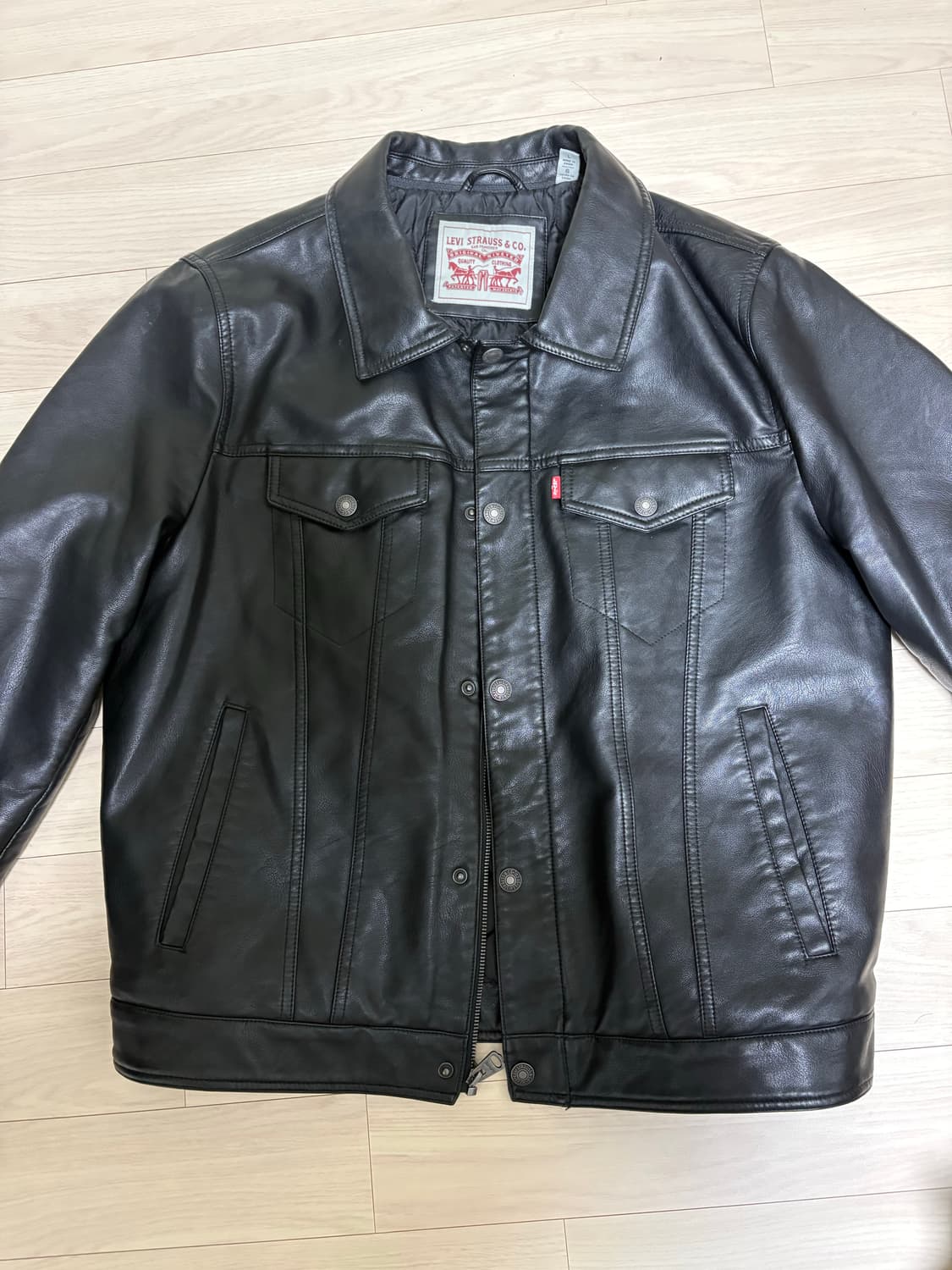 리바이스 가죽자켓 L 상품이미지1