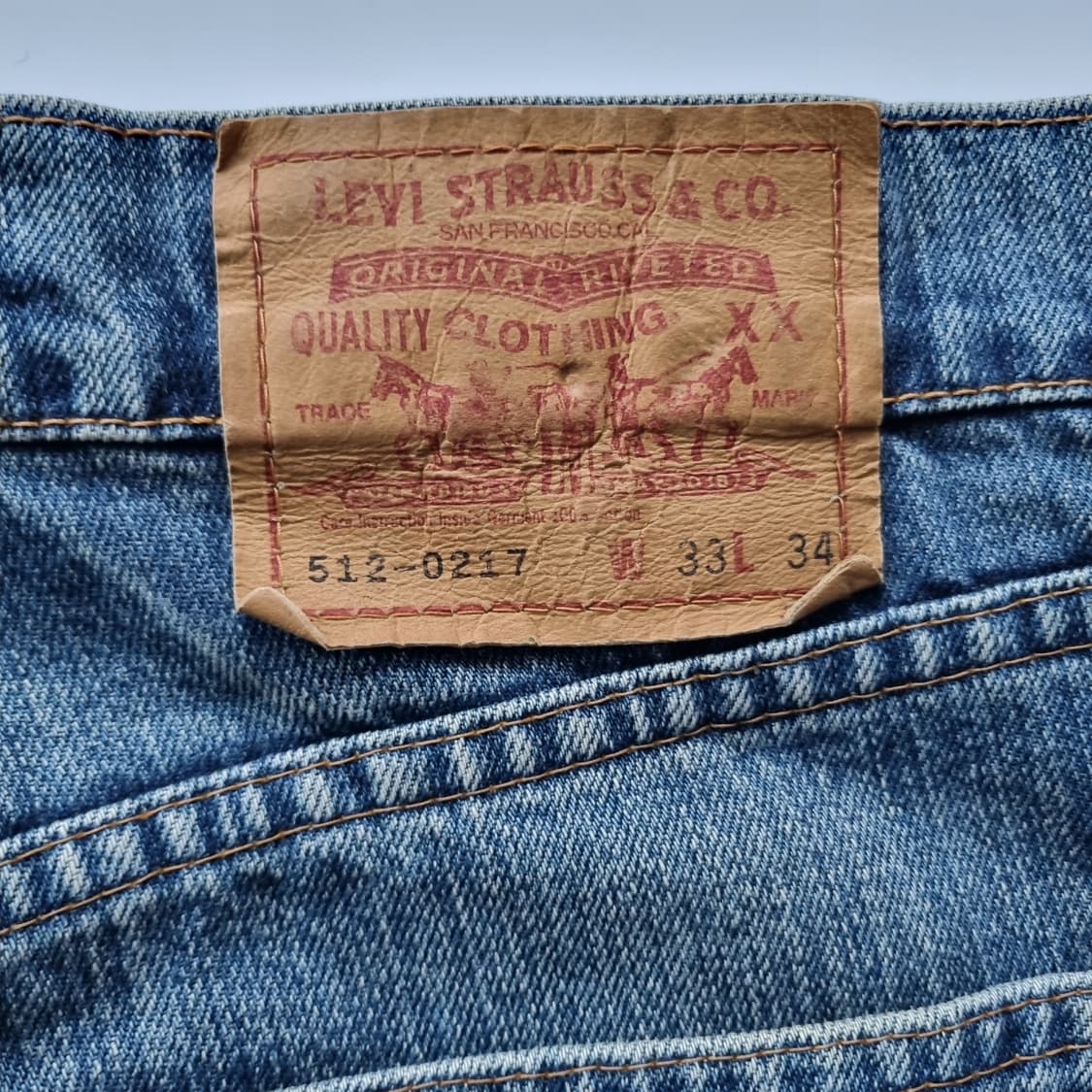 1990s 리바이스 일본발 512-0217 데님팬츠  상품이미지8