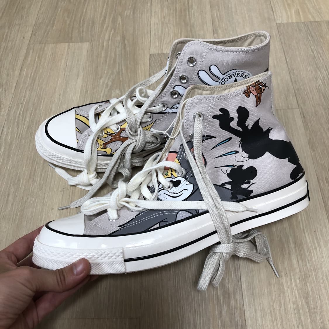 (290) 새상품 컨버스 CONVERSE 70's 척테일러 하이 그레이  상품이미지1