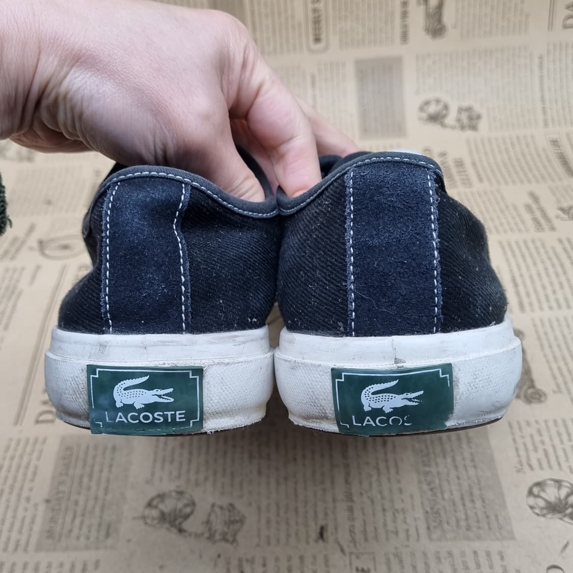 라코스테 블랙 남성스니커즈 42 270 상품이미지4