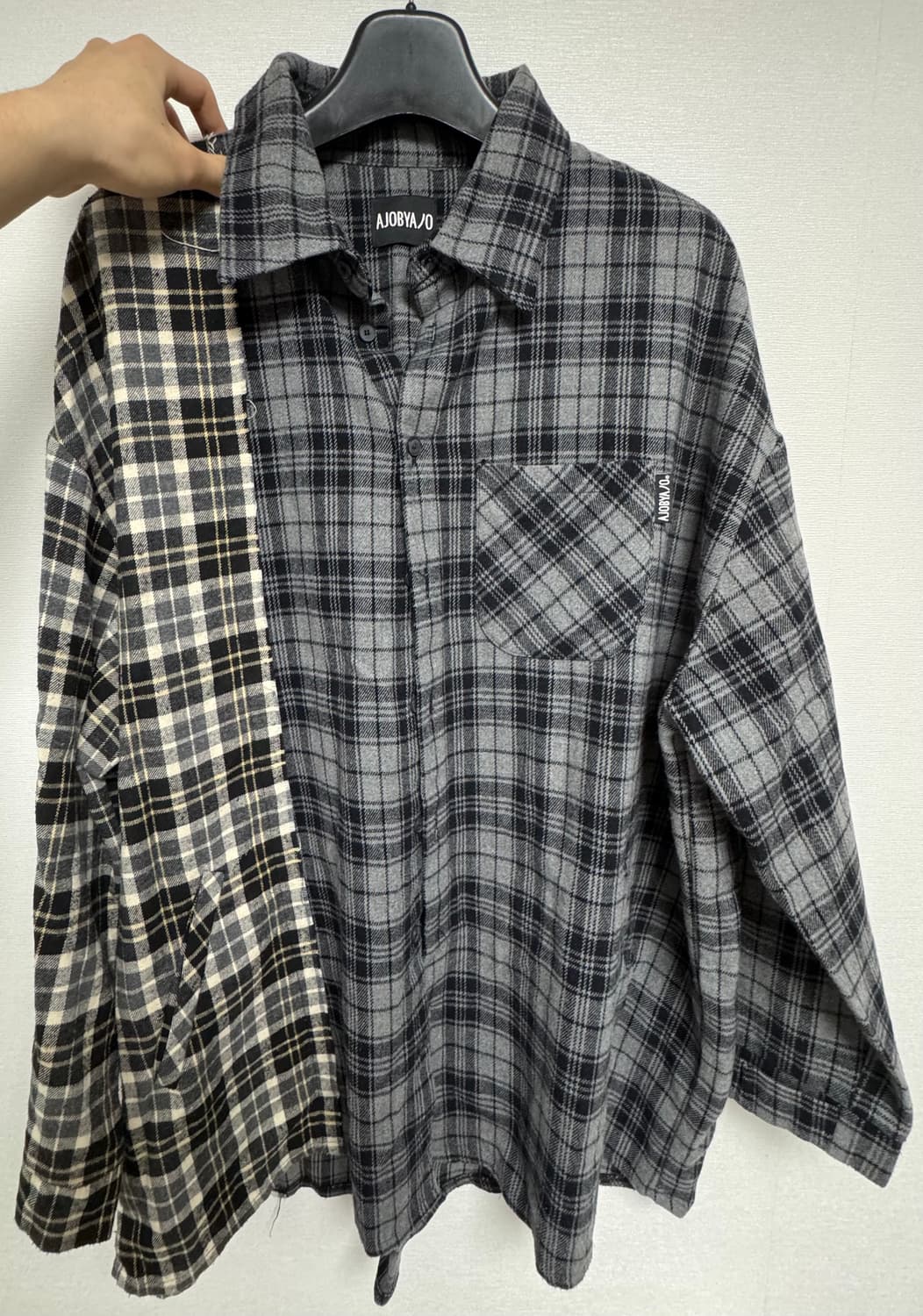 아조바이아조 투폴드 체크셔츠 상품이미지1
