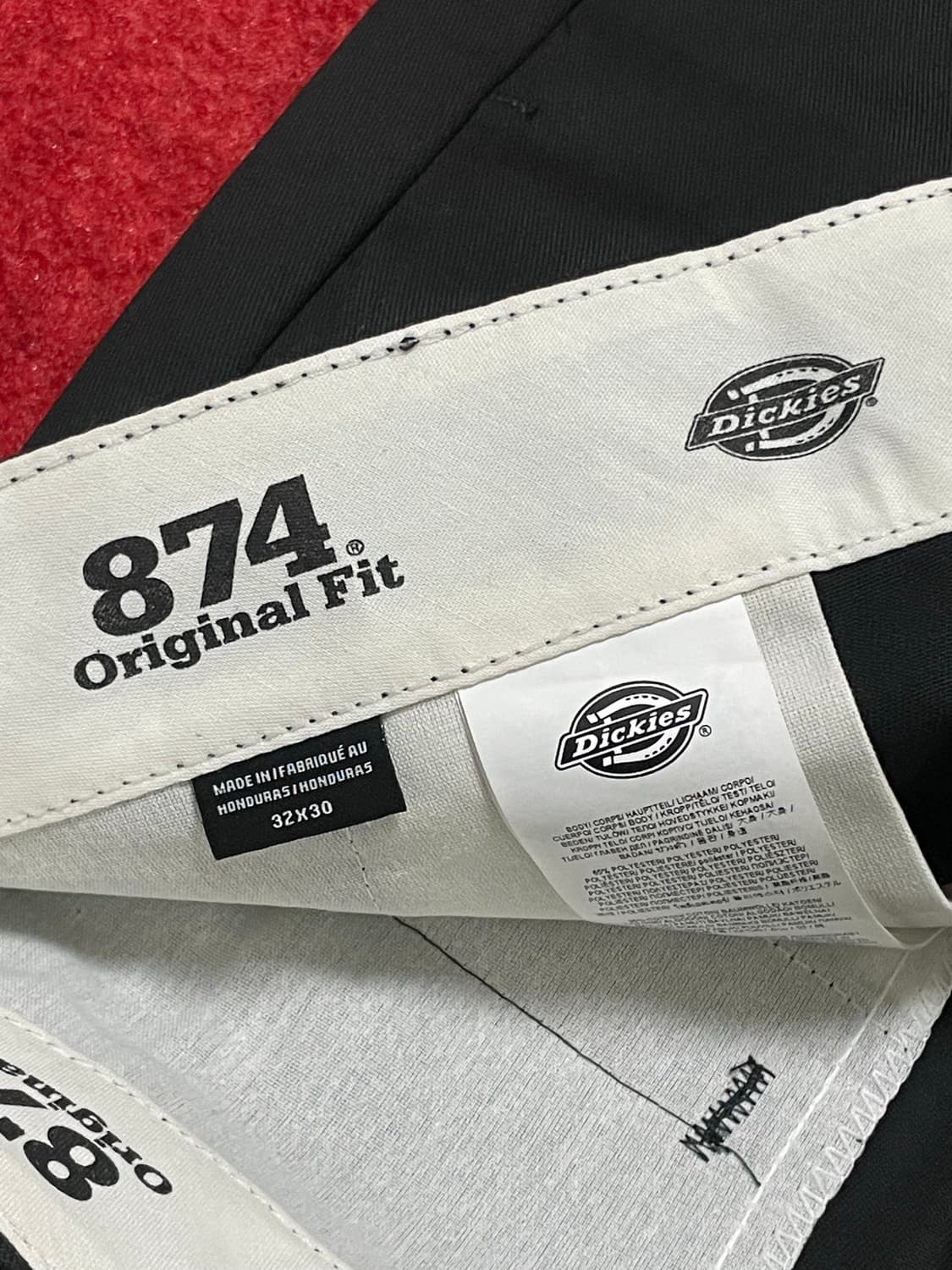 디키즈 더블니 차콜 32 *32.  874 블랙 32*30 상품이미지3