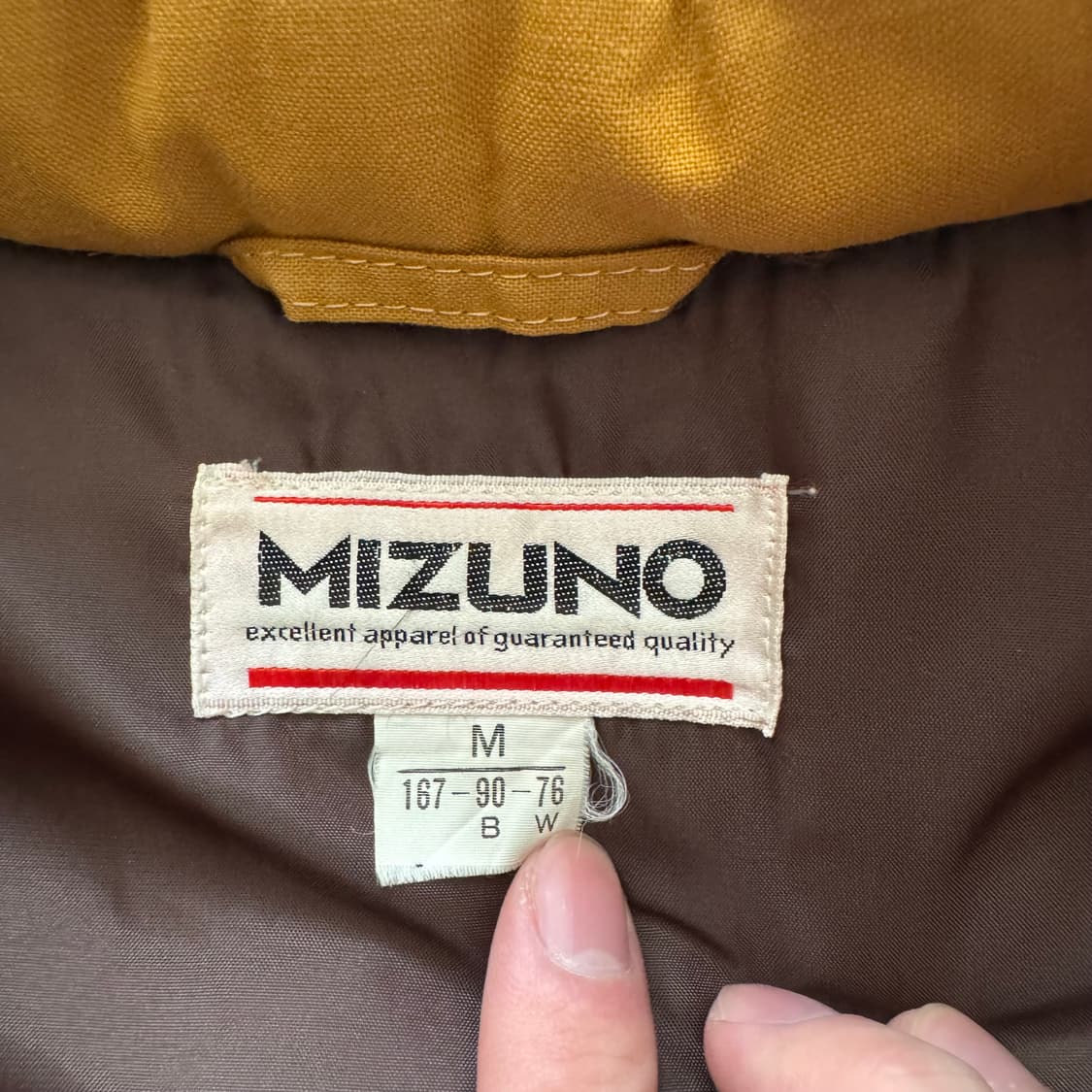 MIZUNO 일본빈티지 패딩 베스트 미즈노 패딩조끼 빈티지조끼 M 40 상품이미지6