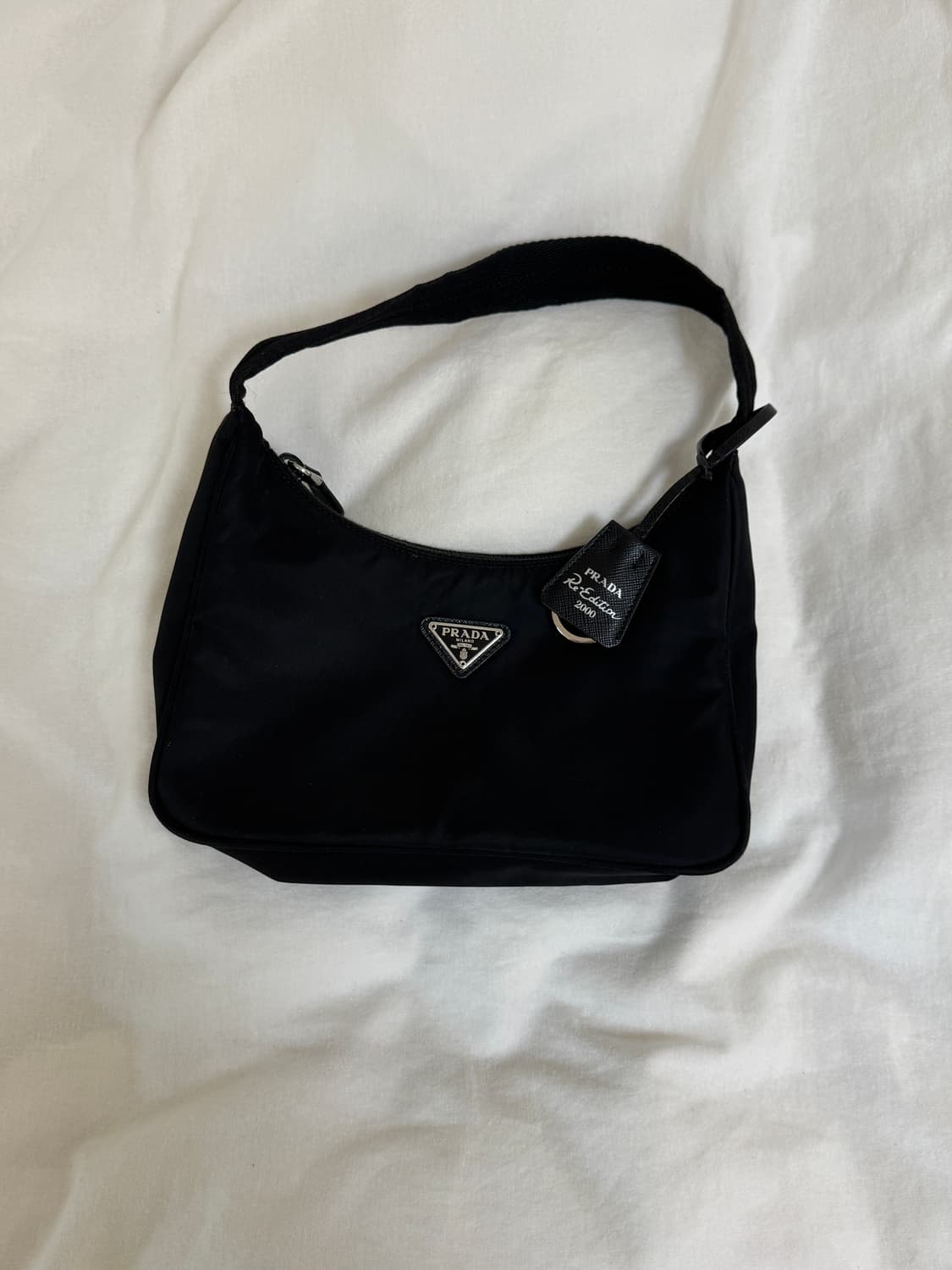 프라다) 리에디션 2000 리나일론 호보백 블랙 상품이미지3