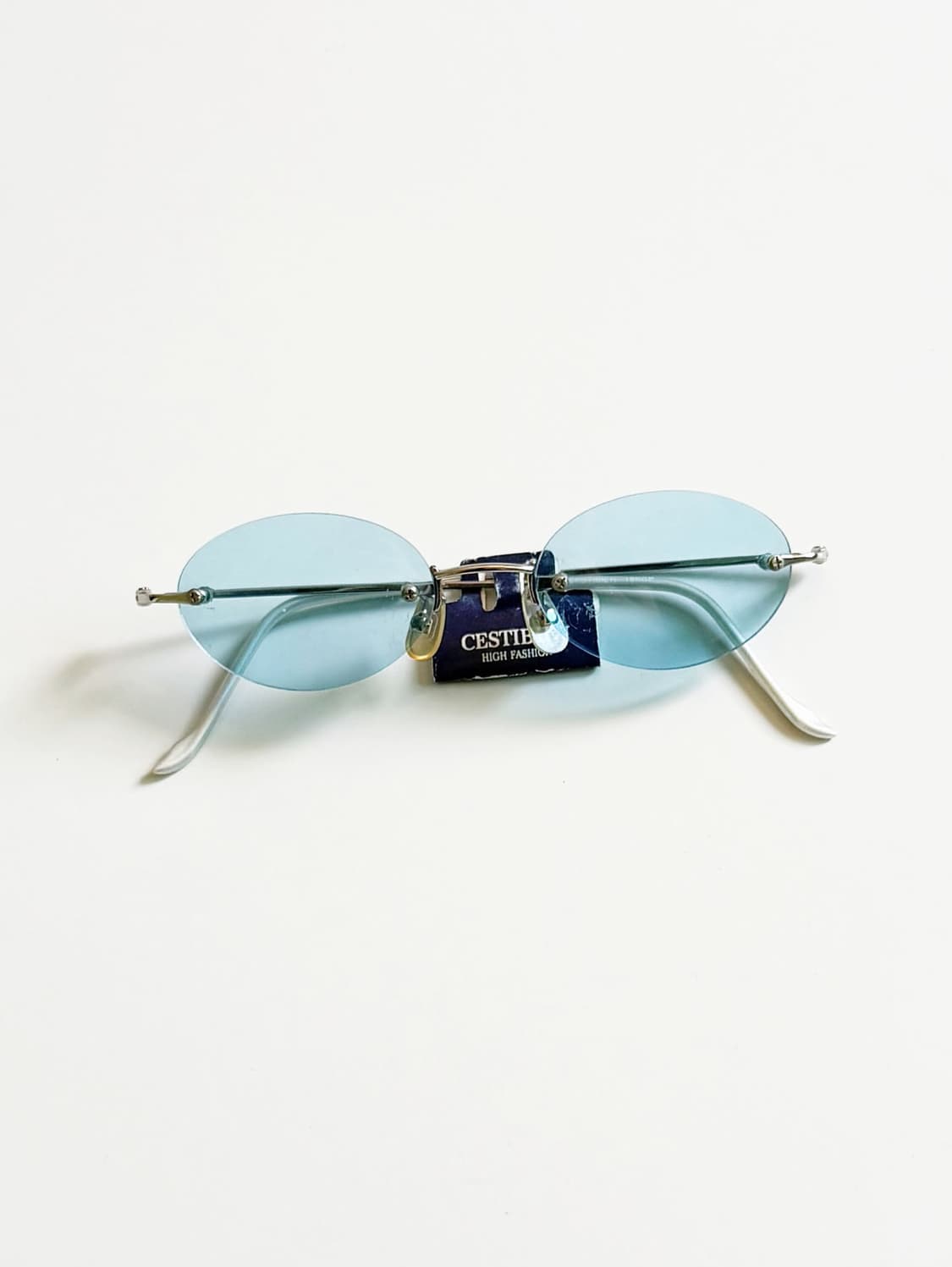 CESTIBIEN 무테 오벌 프레임 빈티지 안경 상품이미지1