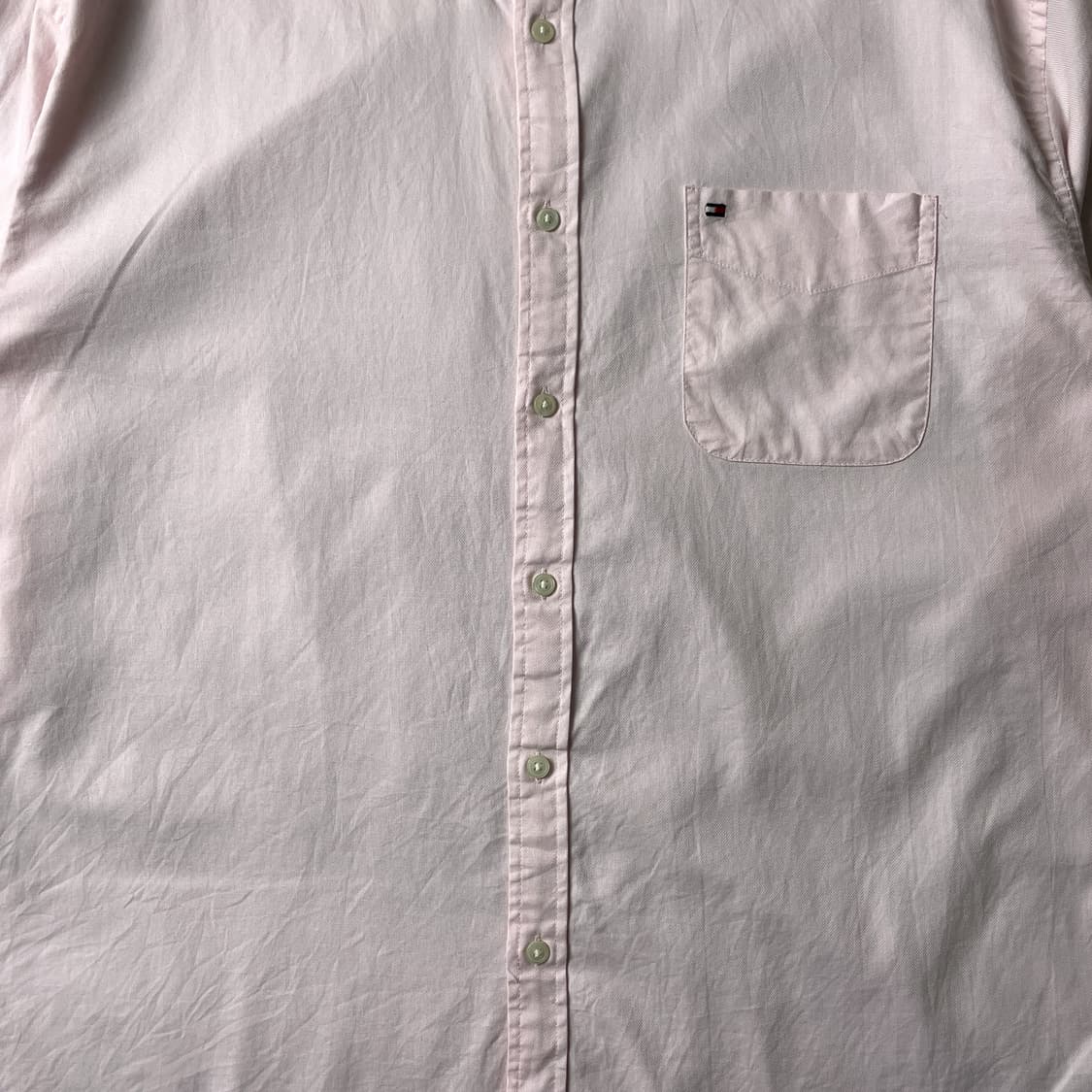 TOMMY HILFIGER 토미힐피거 빈티지 핑크 코튼셔츠 A00585 상품이미지3