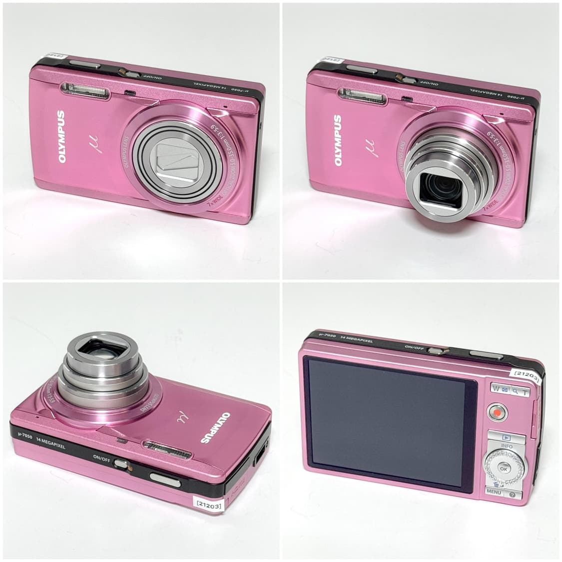 올림푸스 뮤 7050 베이비핑크 빈티지디카 상품이미지3