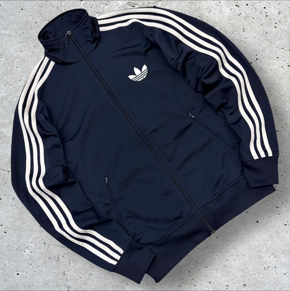 [95] 13s 아디다스 파이어버드 삼선 트랙탑 져지 네이비 C466 상품이미지1