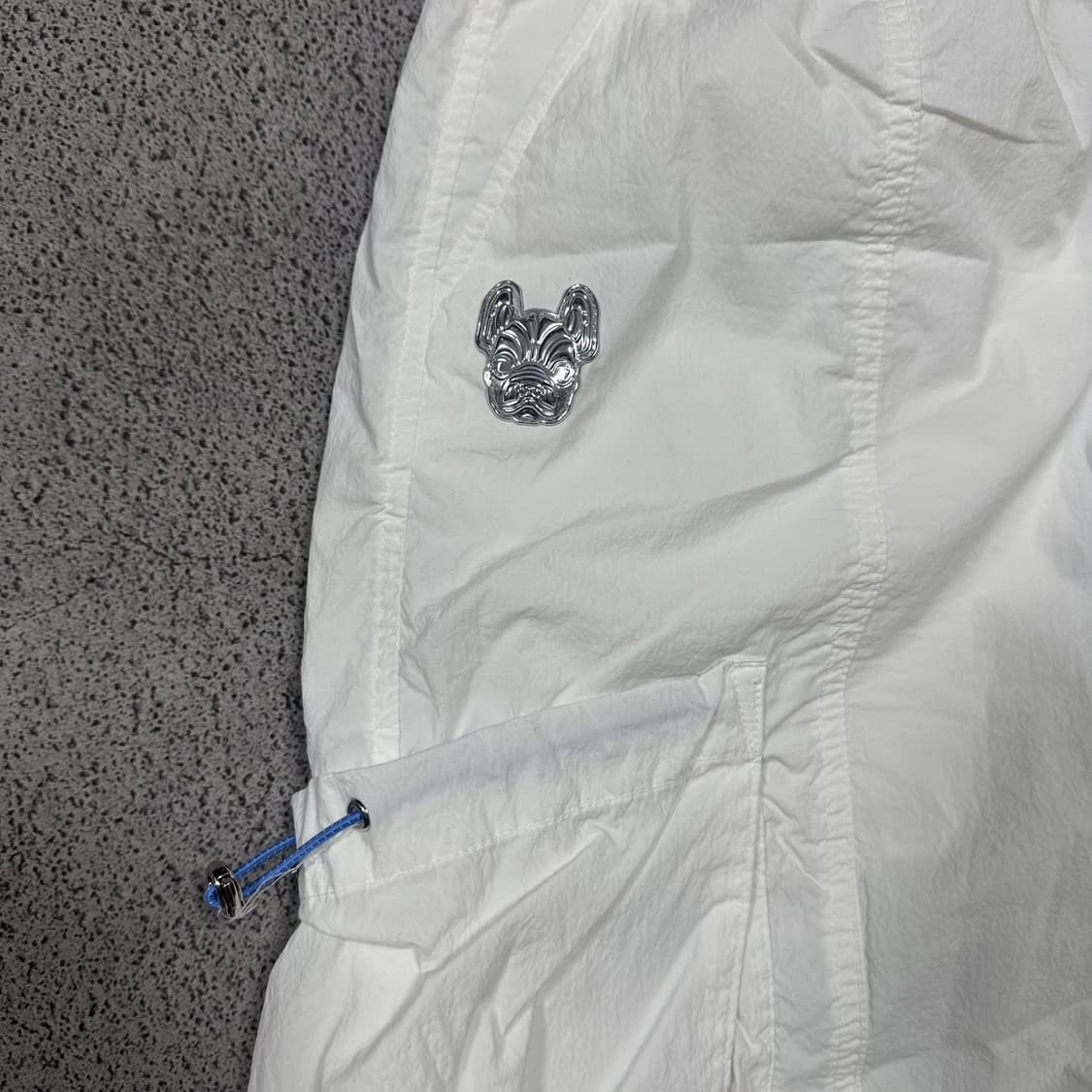 ✨ (바배) 라이프워크 나일론 카고 조거 화이트 팬츠 상품이미지3