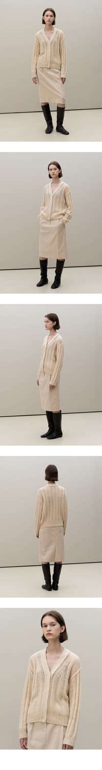 쎄르토 아웃 포켓 스티치 스커트 상품이미지1